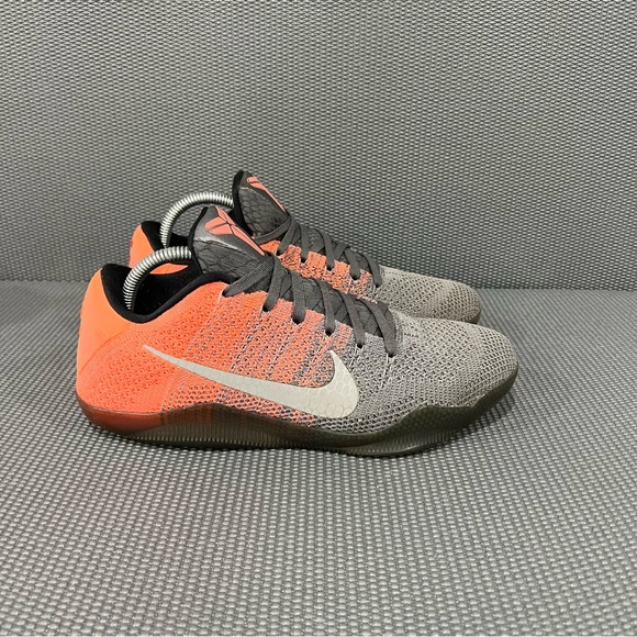 Nike Kobe 11 Elite Low Easter Dark Grey Bright Mango Mens Athletic Sneaker Sz8.5 - Picture 1 of 11